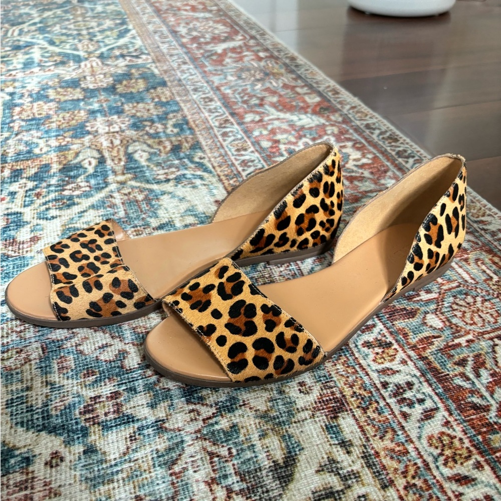 J.Crew Leopard Print Flats, size 8.5